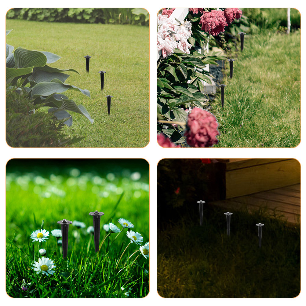 เสาเสียบดิน 4 ชิ้นสำหรับไฟสวนก - Christmas Lights Outdoor บทวิจารณ์และราคา