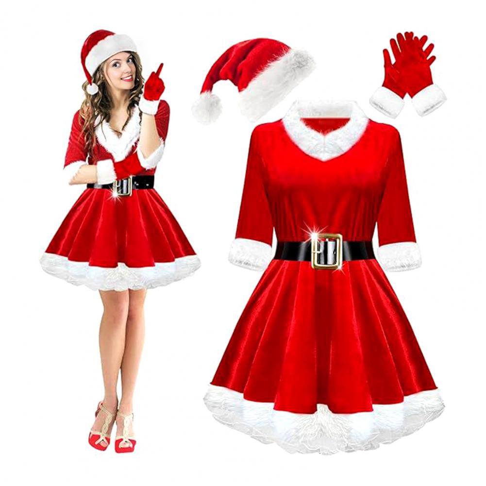 ชุดคอสตูมคุณนายซานตาคลอสสำหรับ - Elf Costume Christmas บทวิจารณ์และราคา