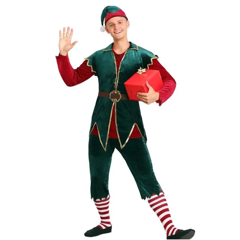 ชุดซานตาคลอสคริสต์มาส ชุดคู่รั - Elf Costume Christmas บทวิจารณ์และราคา