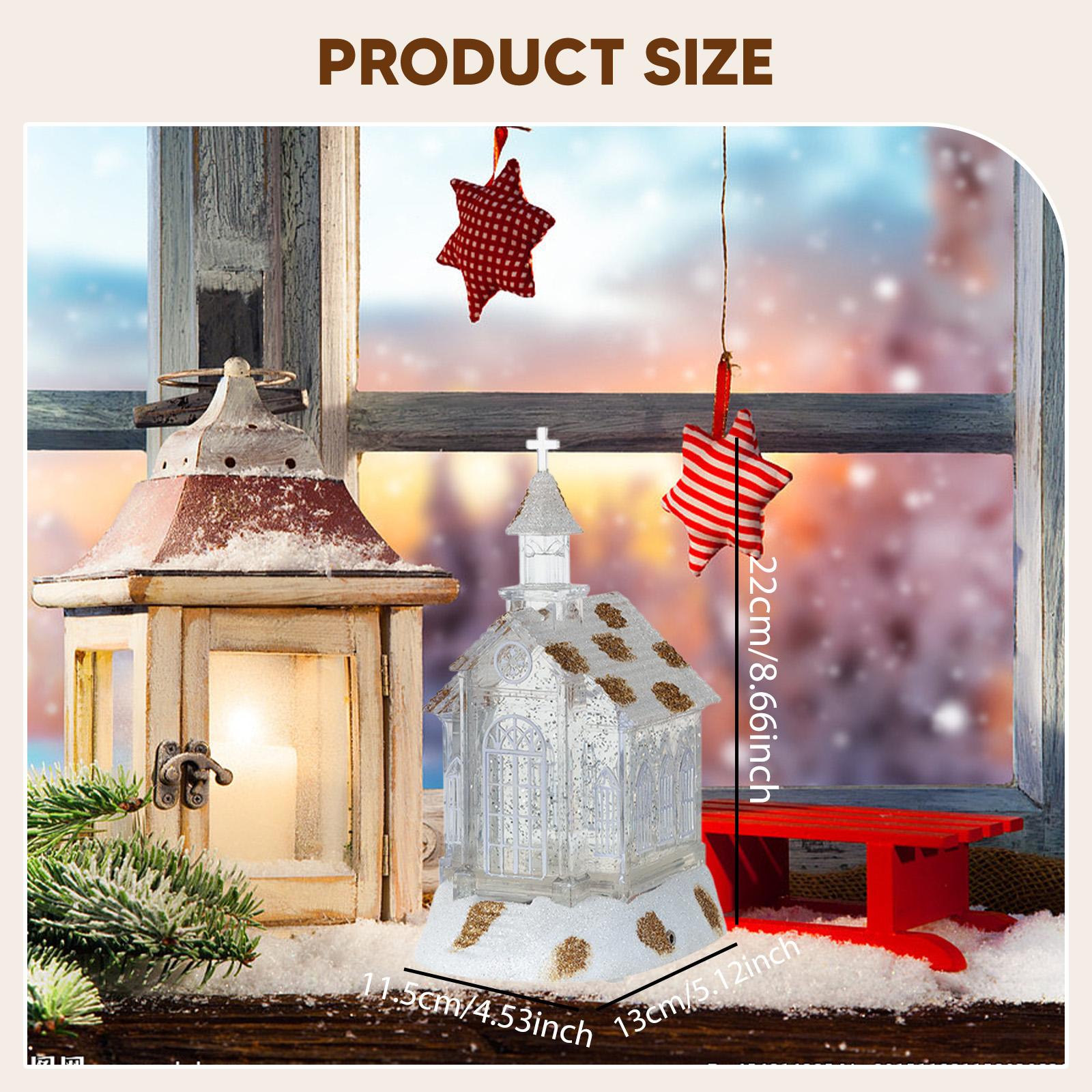 ของตกแต่งคริสต์มาสสำหรับบ้าน โ - Snow Globe Musical บทวิจารณ์และราคา