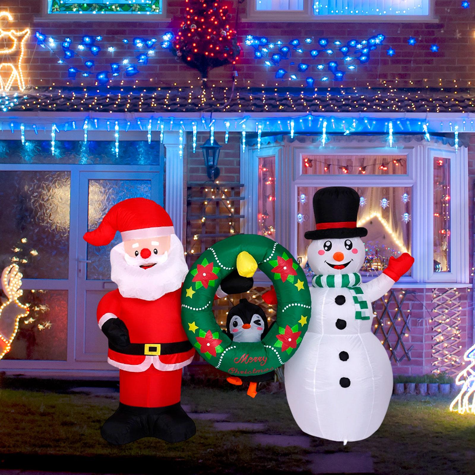 ของตกแต่งคริสต์มาสแบบเป่าลม สำ - Christmas Lights Outdoor บทวิจารณ์และราคา