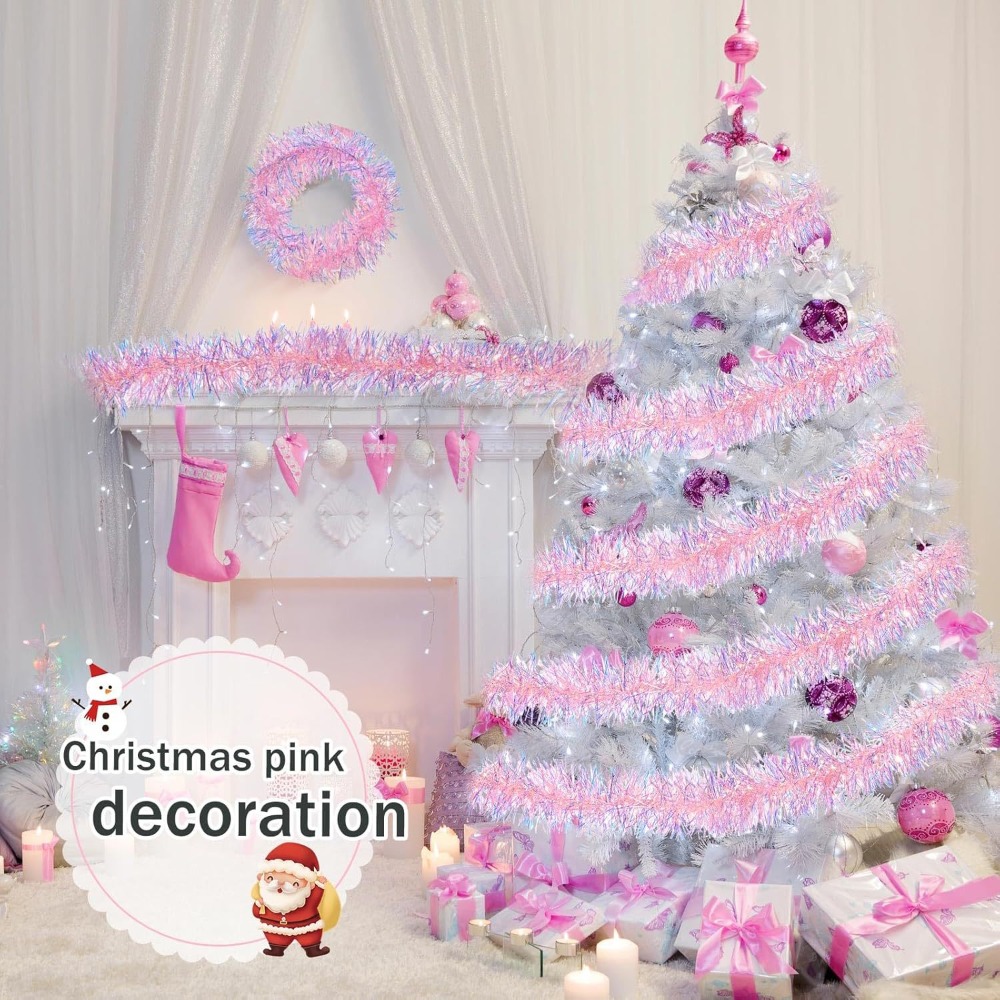 2M/9CM แถบตกแต่งคริสต์มาส แถบห - Tinsel Garland Decoration บทวิจารณ์และราคา