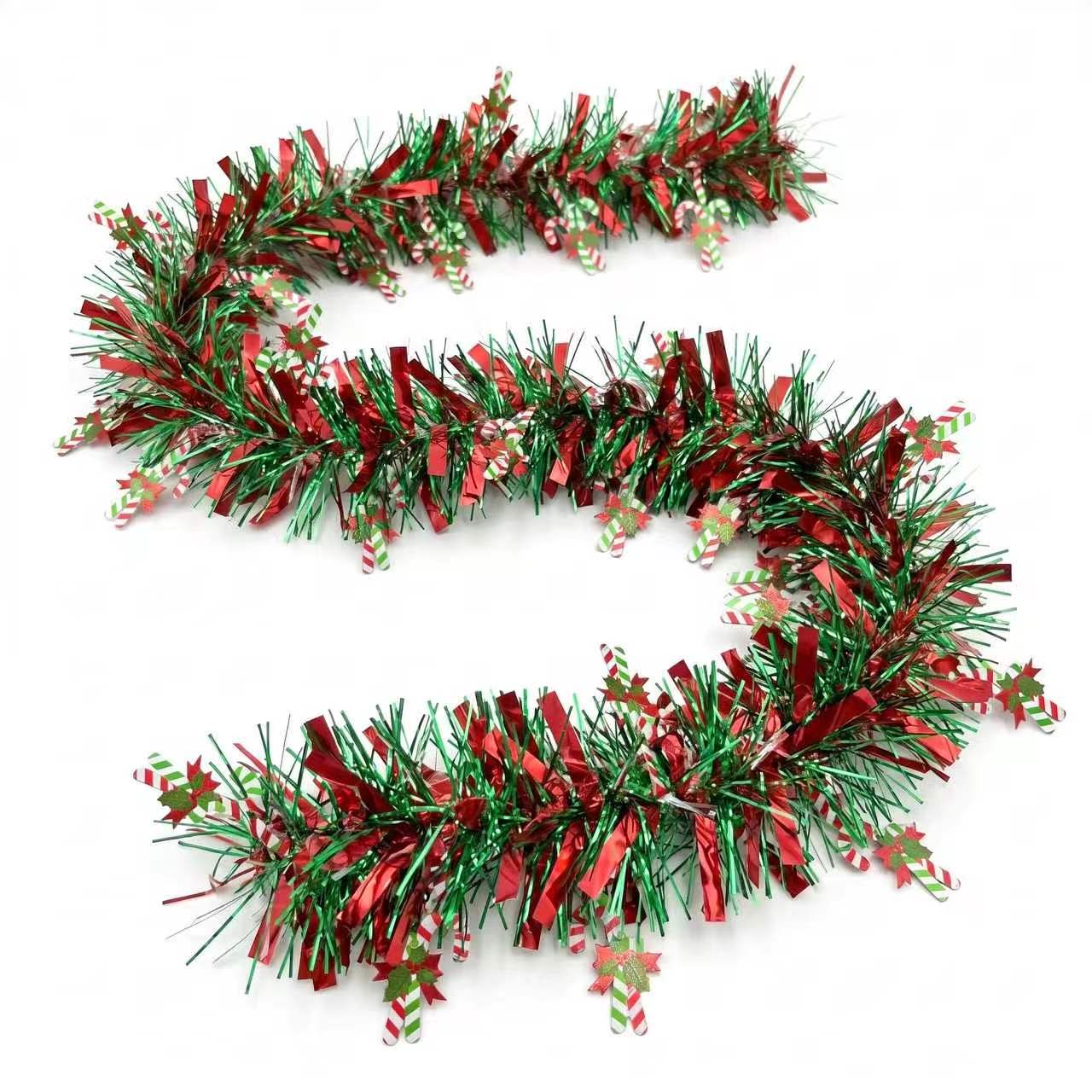 พวงมาลัยประดับตกแต่งคริสต์มาส  - Tinsel Garland Decoration บทวิจารณ์และราคา