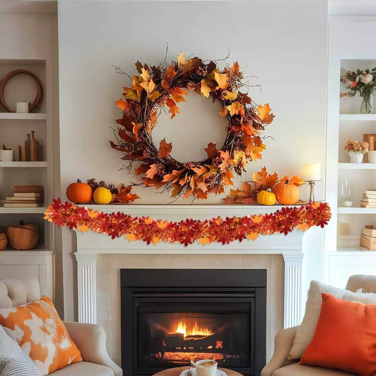พวงมาลัยประดับตกแต่งเทศกาลขอบค - Tinsel Garland Decoration บทวิจารณ์และราคา